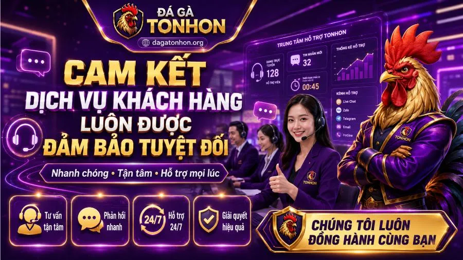 Cam kết dịch vụ khách hàng luôn được đảm bảo tuyệt đối