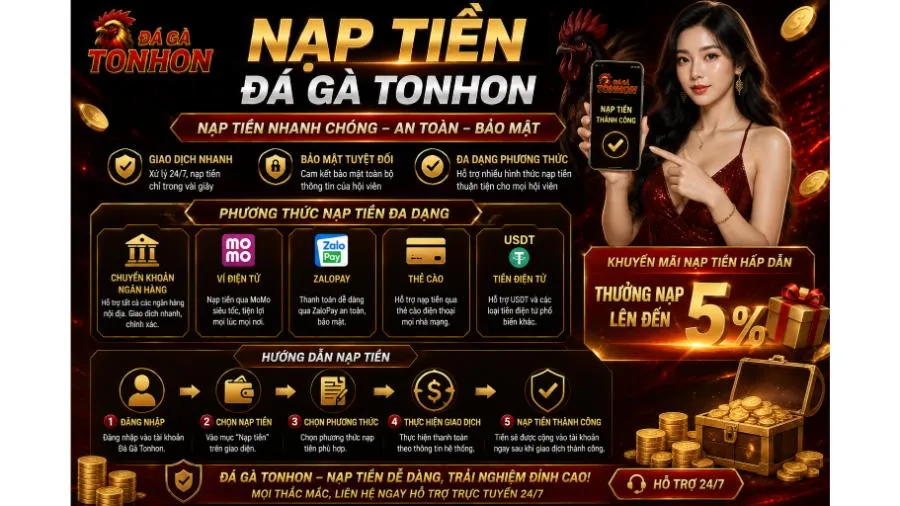 Nạp tiền Đá Gà Tonhon